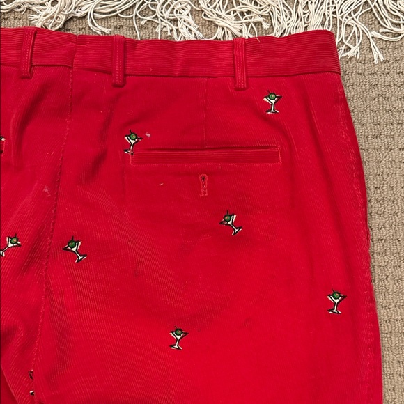 J. McLaughlin Men’s Size 38 Martini or Christmas Embroidered Corduroy - Picture 8 of 8